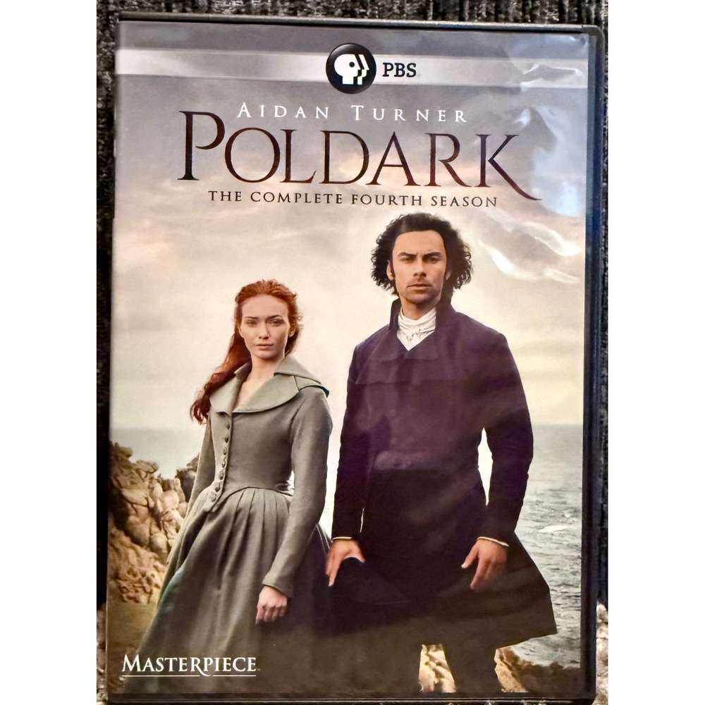 PBS Poldark The Complete Fourth Season DVD 3-Disc Set Aidan Turner Excellent